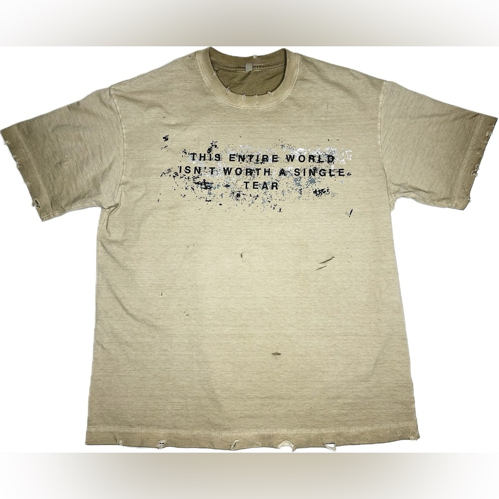 Rightful Twelve World Tee Distressed Vintage